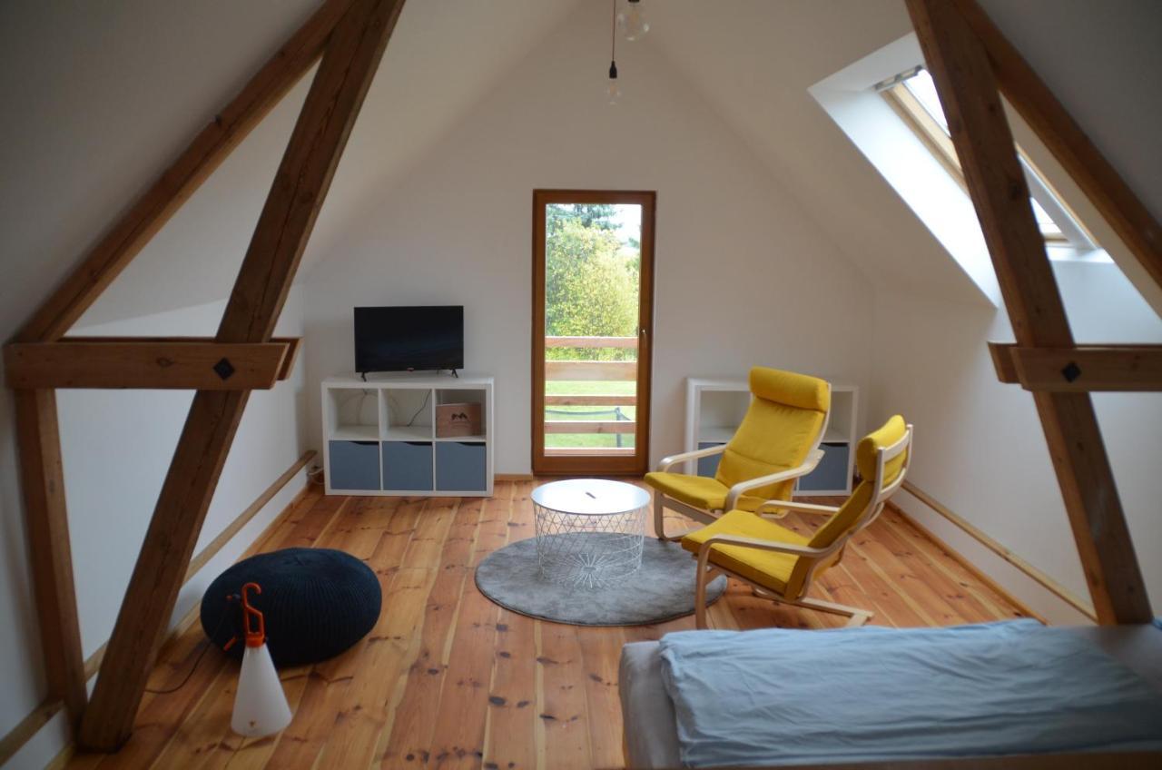 Ferienwohnung Uckermarkblick Ziehten Buitenkant foto