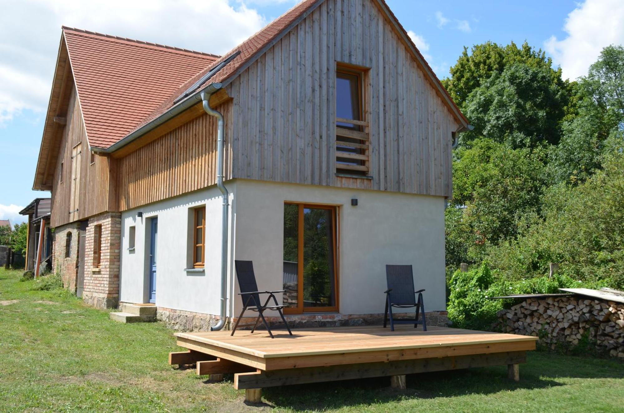 Ferienwohnung Uckermarkblick Ziehten Buitenkant foto